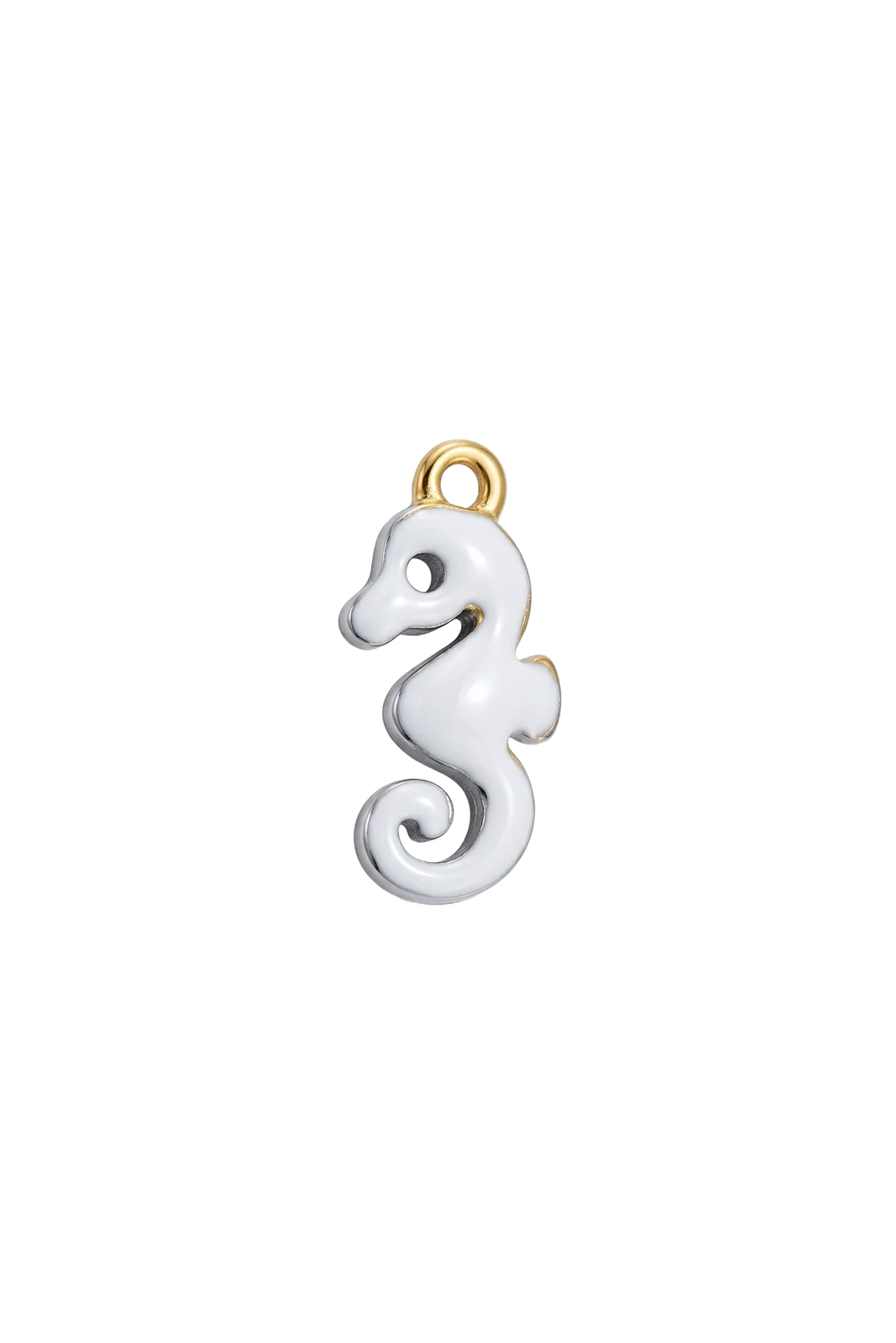 PENDENTE MINI CAVALO-MARINHO BRANCO