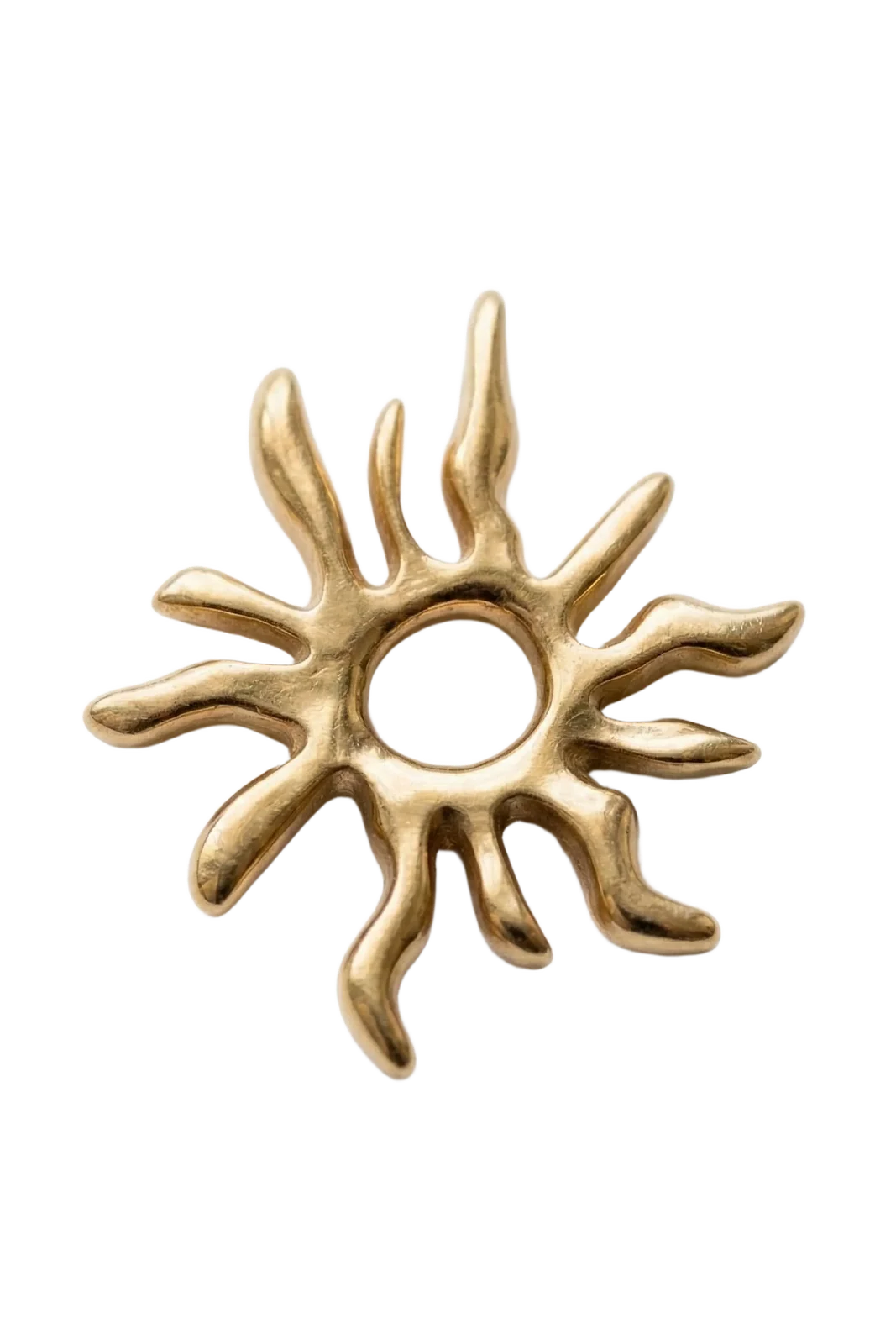 PENDENTE SOL RADIANTE DOURADO