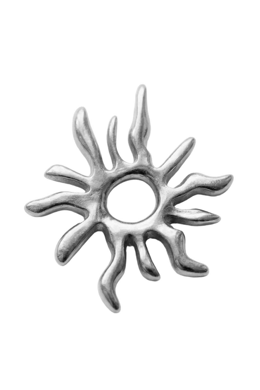 PENDENTE SOL RADIANTE PRATEADO