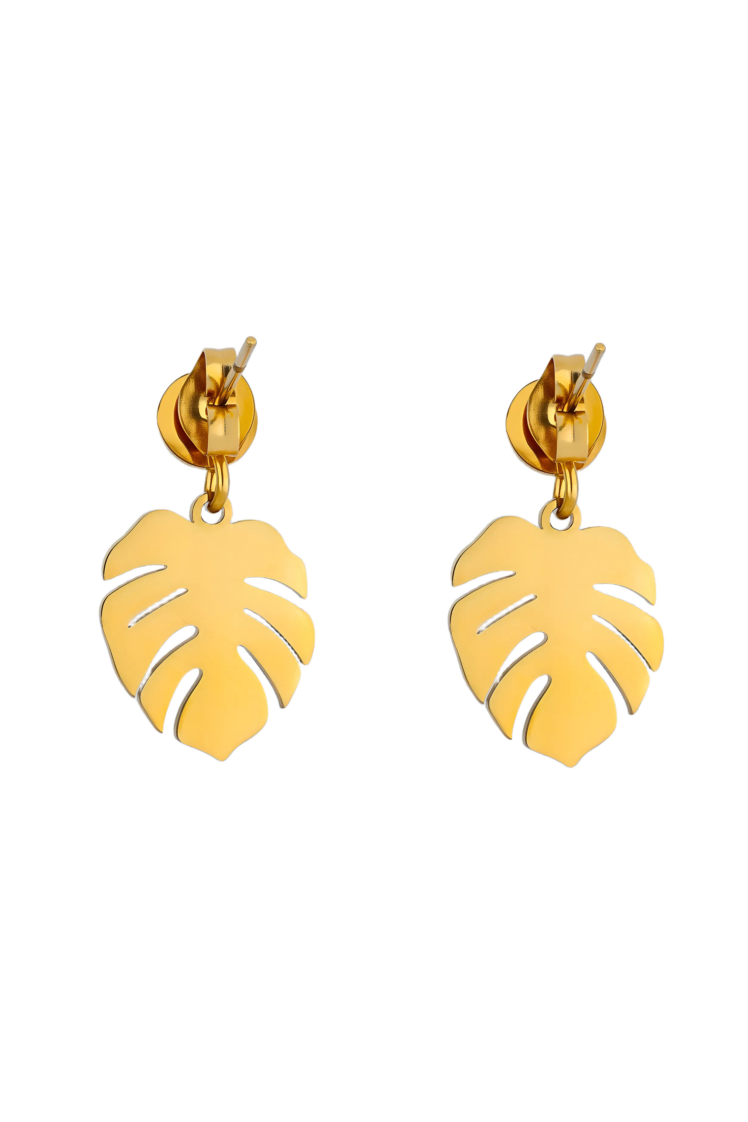 PENDIENTES HOJA MONSTERA