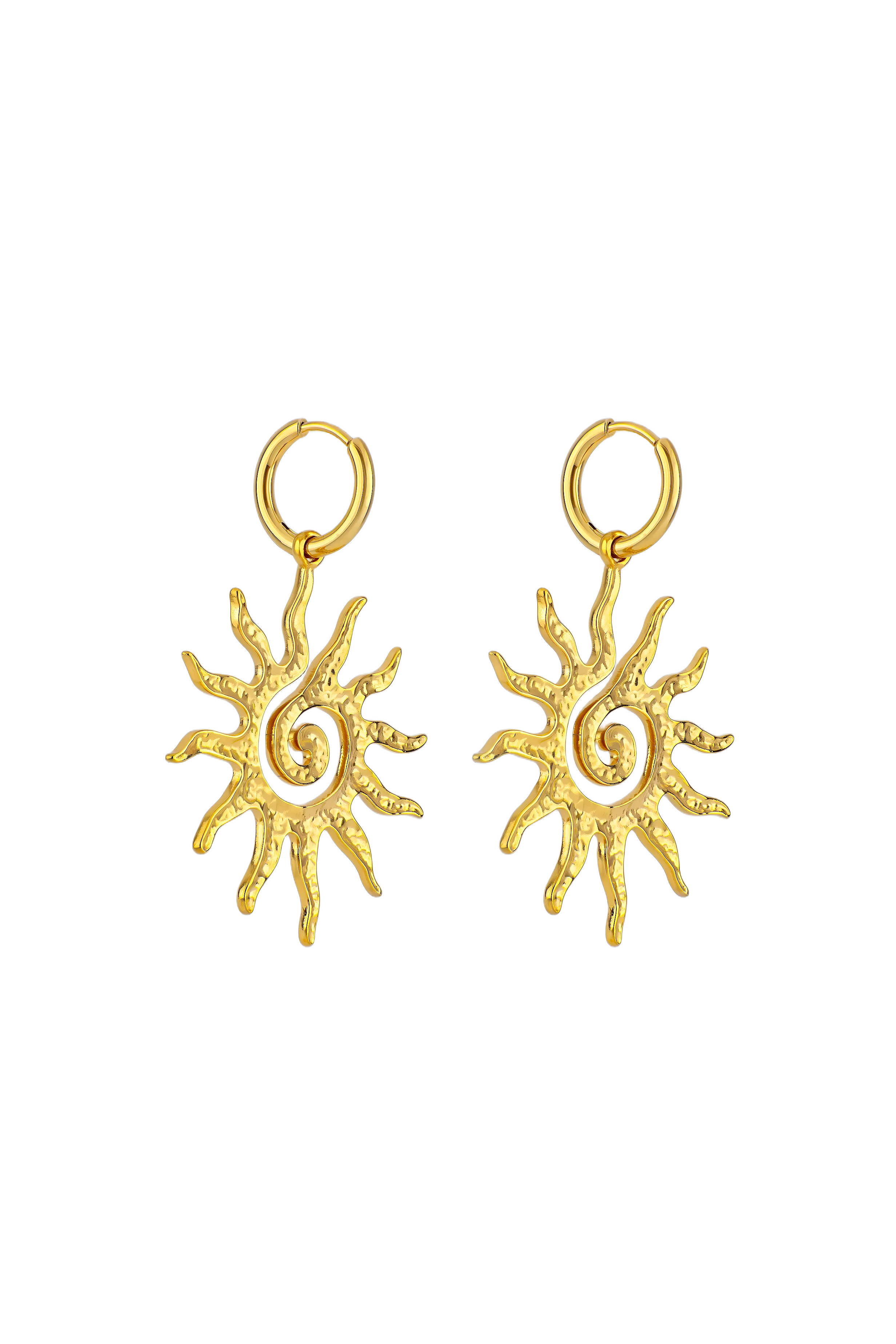 PENDIENTES ESPIRAL SOLAR